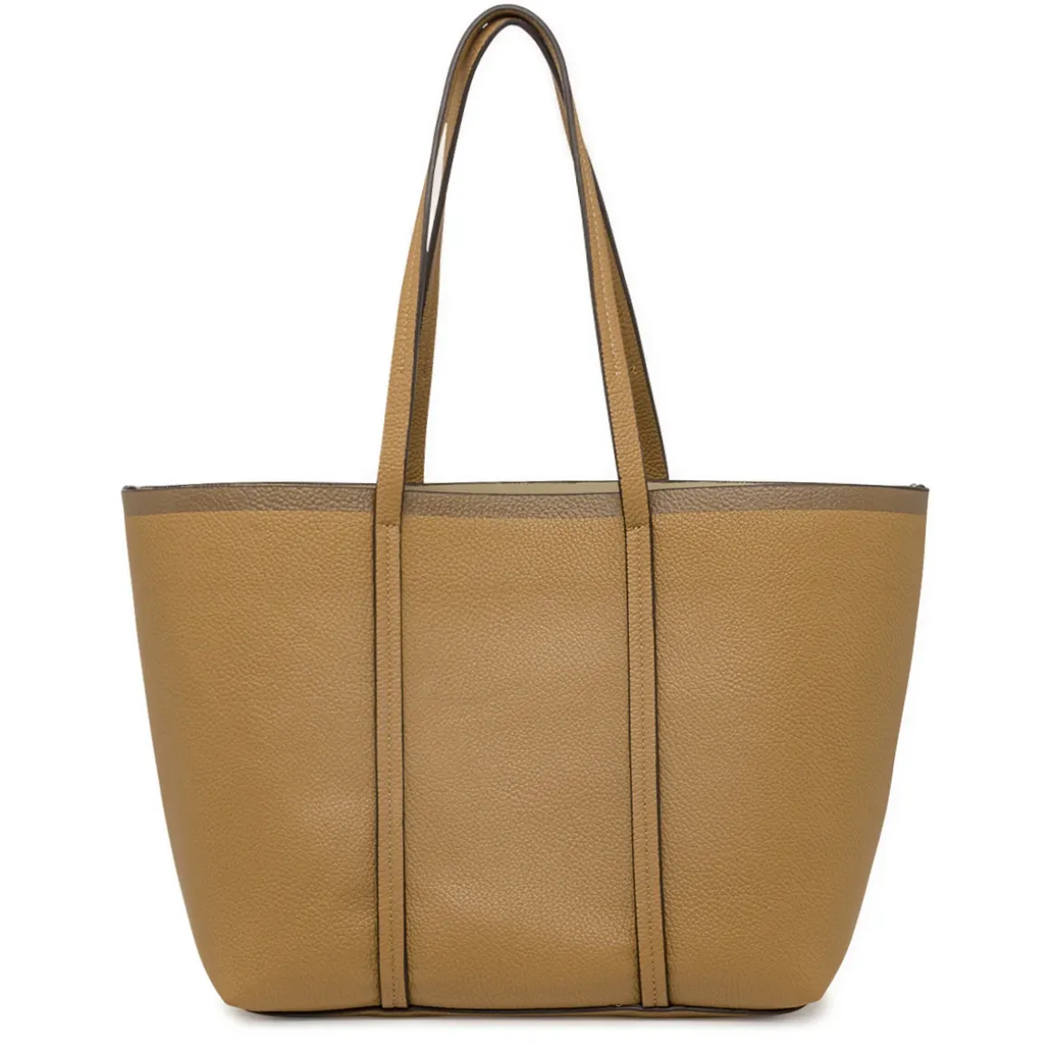 Borsa Donna Marrone con porta tessere a contrasto Lora Ferres