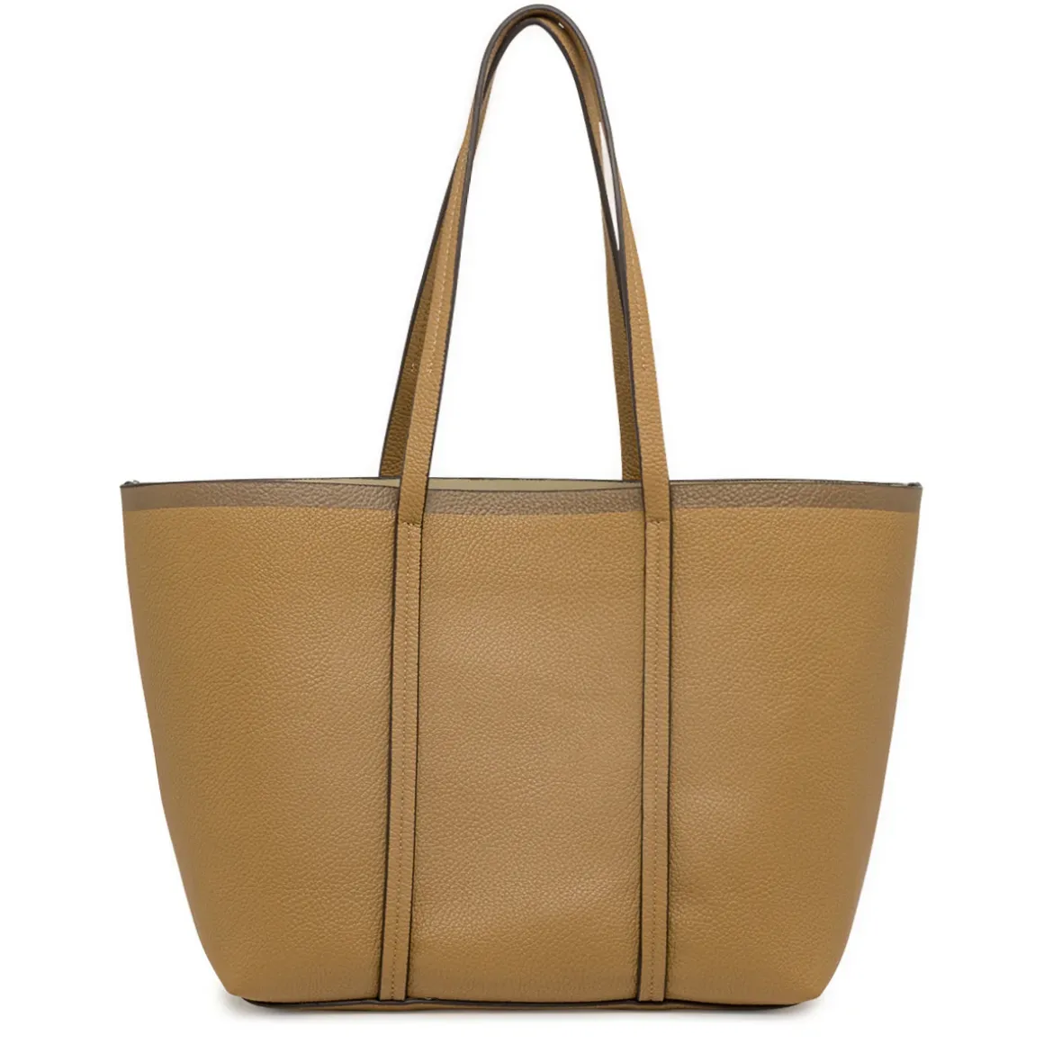 Borsa Donna Marrone con porta tessere a contrasto Lora Ferres