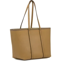 Borsa Donna Marrone con porta tessere a contrasto Lora Ferres