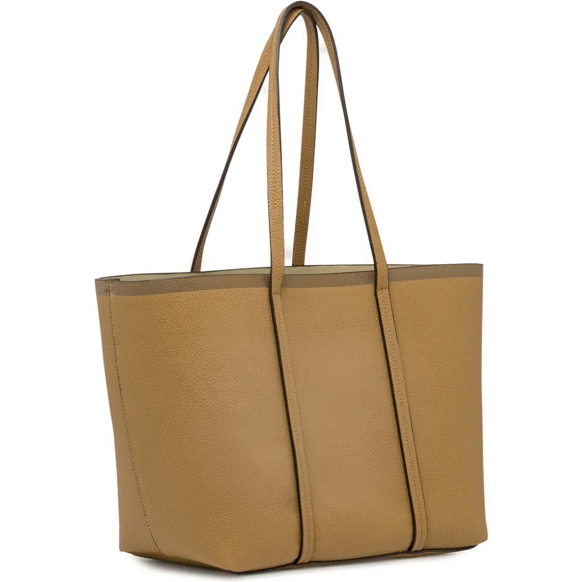 Borsa Donna Marrone con porta tessere a contrasto Lora Ferres