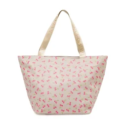 Borsa mare da Donna beige con fantasia ciliegie Naj Oleari