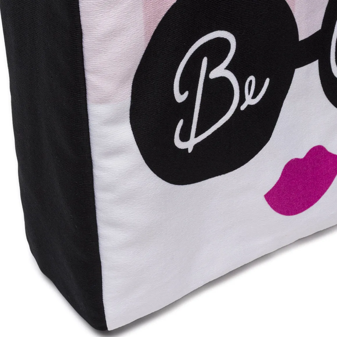 Borsa Mare in Tessuto Camomilla Milano Donna a Righe rosa e bianco