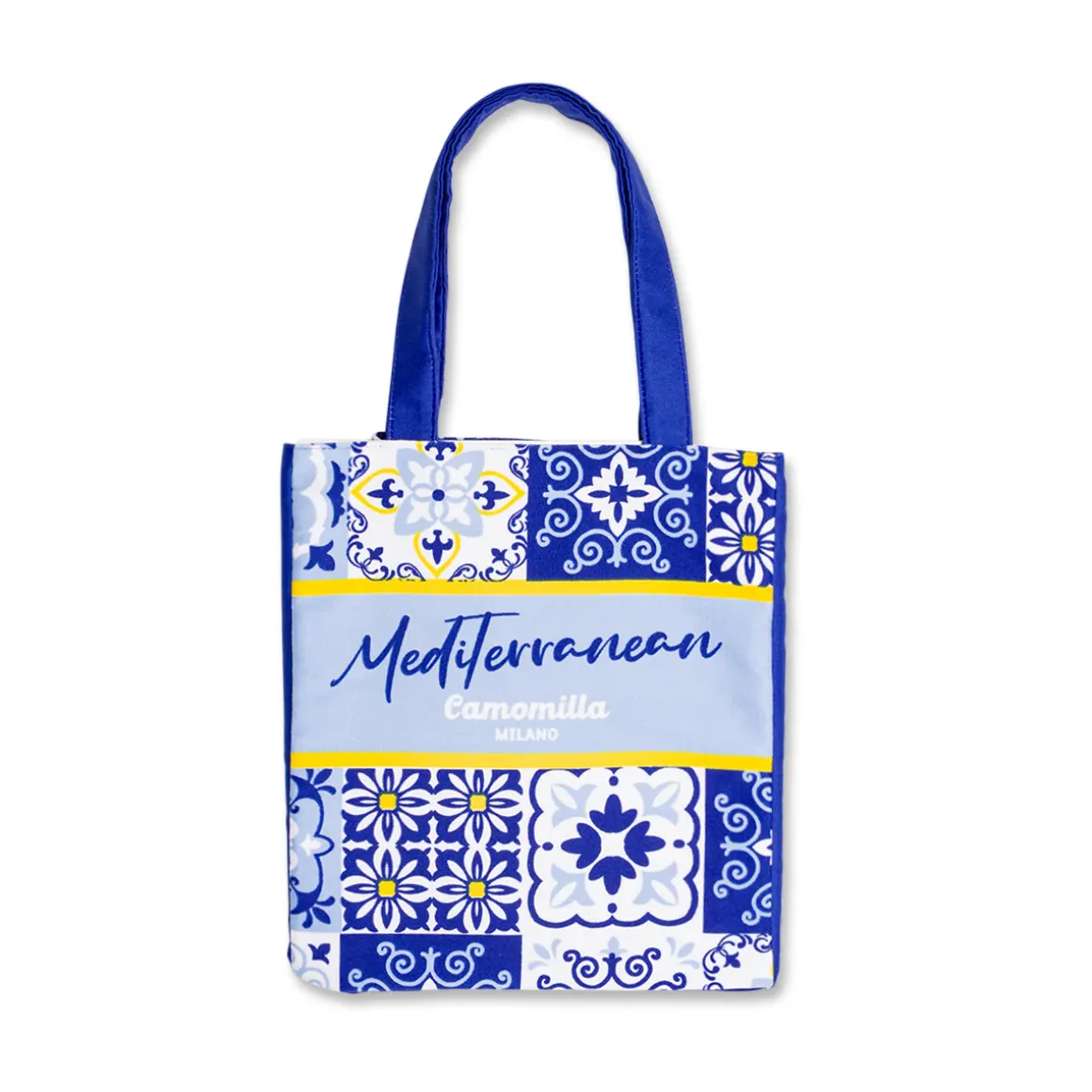 Borsa Mare shopper Camomilla Milano Donna in Tessuto Mediterranean