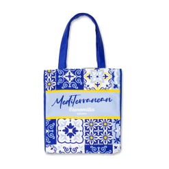 Borsa Mare shopper Camomilla Milano Donna in Tessuto Mediterranean