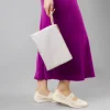 Borsa pochette beige da Donna con stampa logo Dimensione Danza