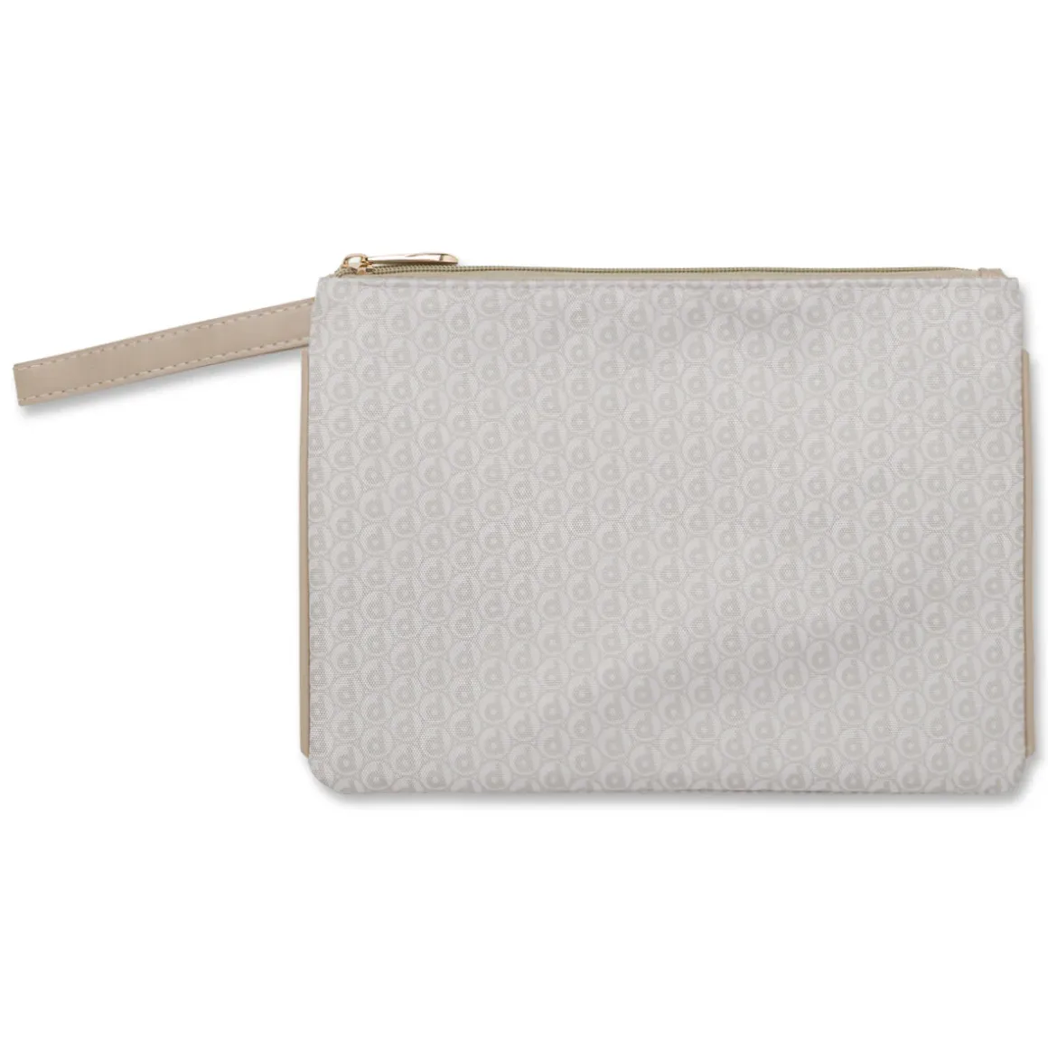Borsa pochette beige da Donna con stampa logo Dimensione Danza
