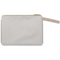 Borsa pochette beige da Donna con stampa logo Dimensione Danza