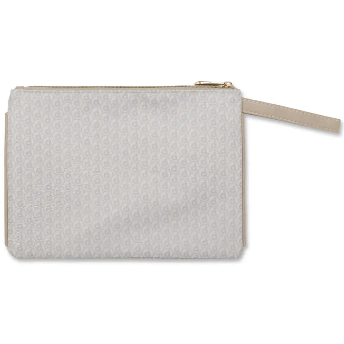 Borsa pochette beige da Donna con stampa logo Dimensione Danza