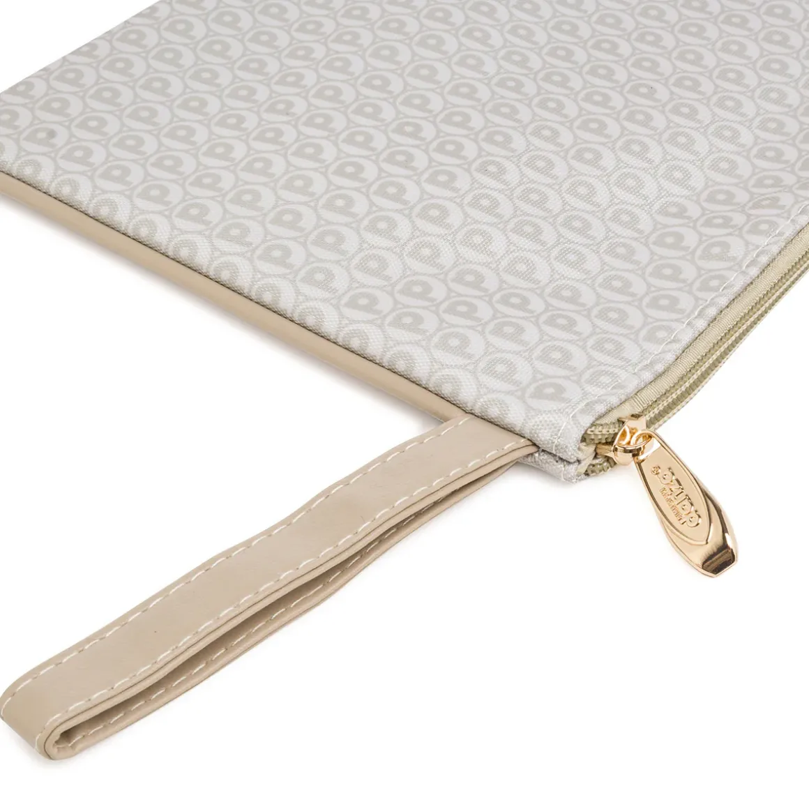 Borsa pochette beige da Donna con stampa logo Dimensione Danza