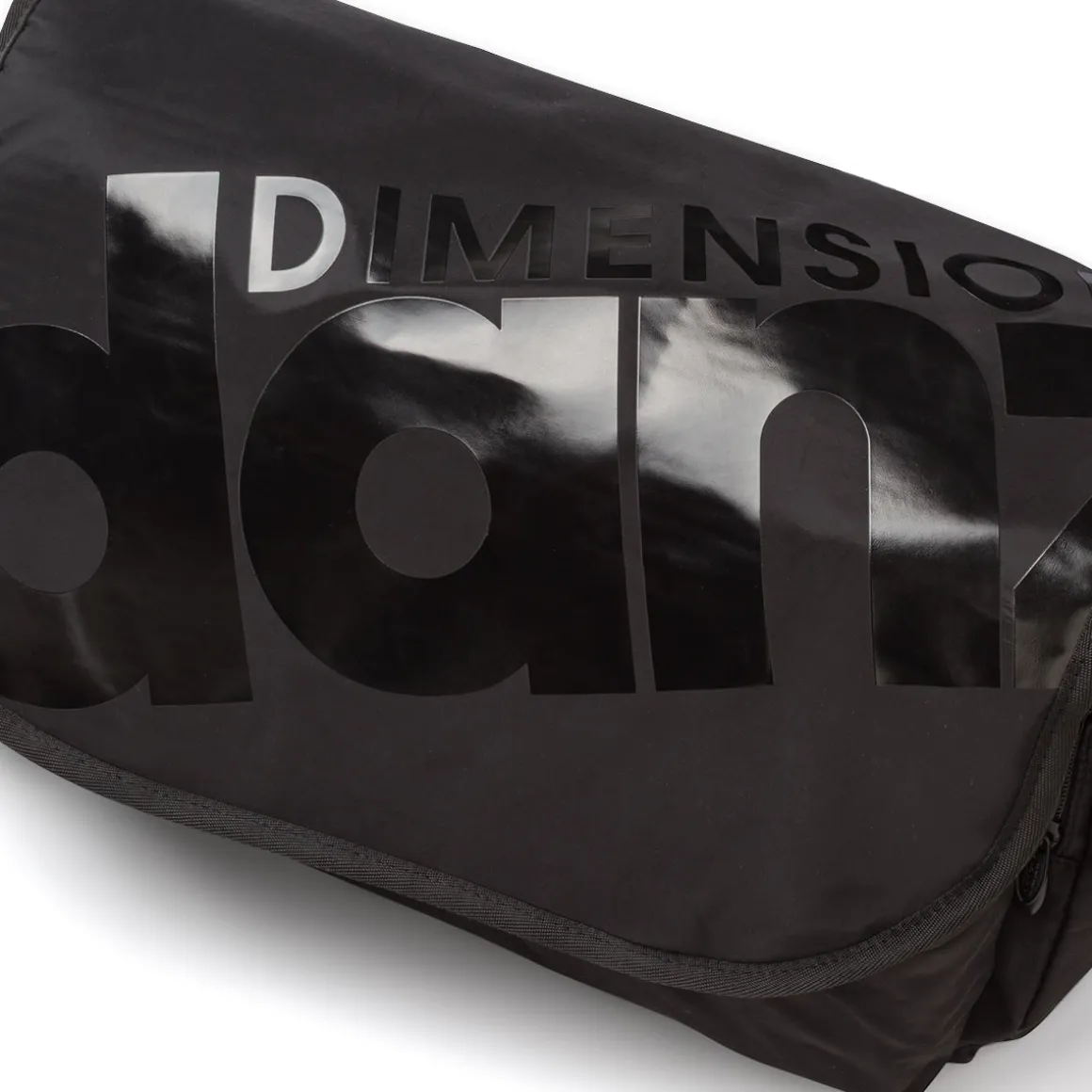 Borsa Sportiva da Donna Nera con Tracolla e Maxi logo Dimensione Danza