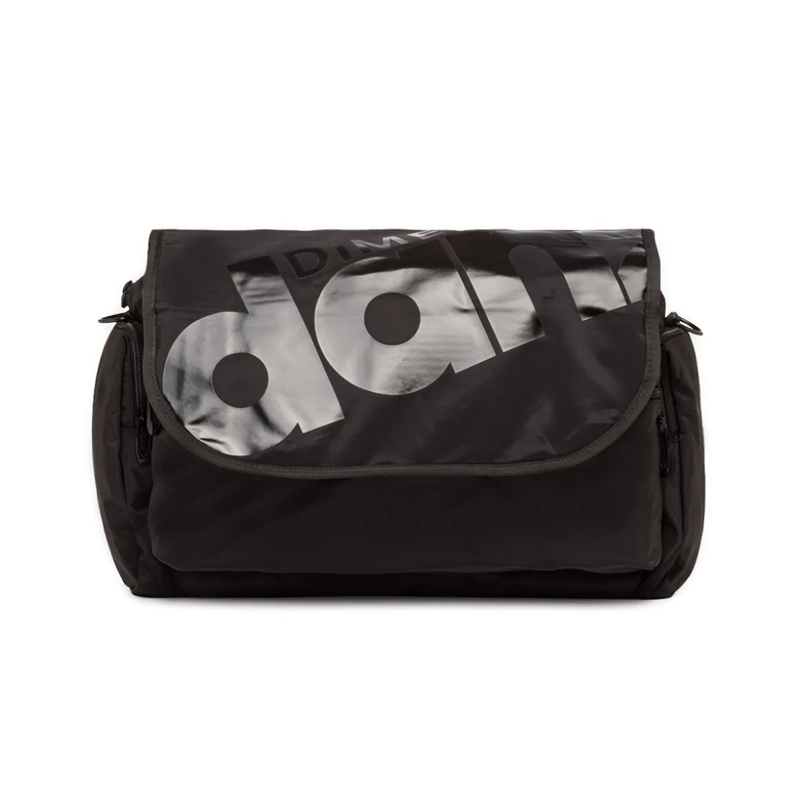 Borsa Sportiva da Donna Nera con Tracolla e Maxi logo Dimensione Danza