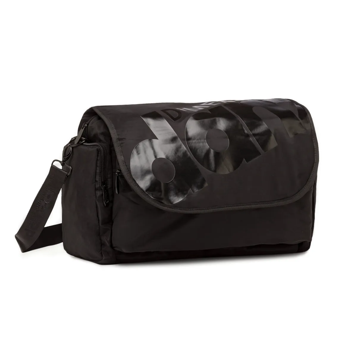 Borsa Sportiva da Donna Nera con Tracolla e Maxi logo Dimensione Danza