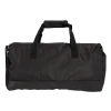 Borsa sportiva nera con etichetta logo frontale adidas