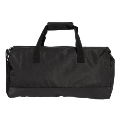 Borsa sportiva nera con etichetta logo frontale adidas