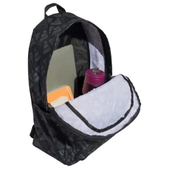 Borsa sportiva nera Unisex con stampa adidas