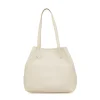 Borsa Tote bag bianca da Donna con bottone magnetico Lora Ferres