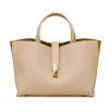 Borsa Tote Bag donna rosa Lora Ferres con tracolla e dettaglio dorato