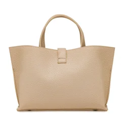 Borsa Tote Bag donna rosa Lora Ferres con tracolla e dettaglio dorato