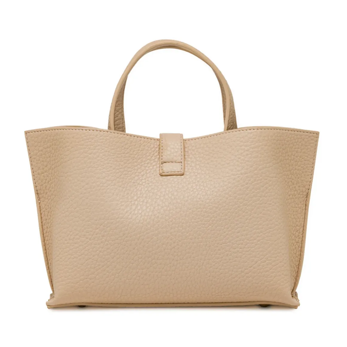 Borsa Tote Bag donna rosa Lora Ferres con tracolla e dettaglio dorato