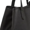 Borsa Tote bag nera da Donna con bottone magnetico Lora Ferres