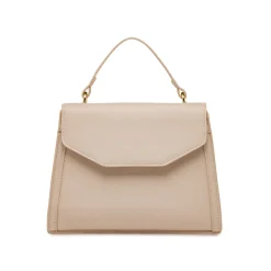 Borse da donna Lora Ferres rosa a mano con logo charm e tracolla