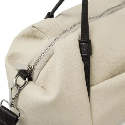 Borse Donna da donna beige Lora Ferres con manici e tracolla neri