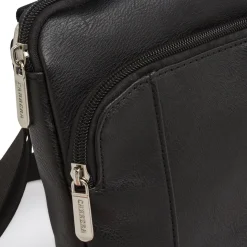Borsello a tracolla nero da Uomo con tasche frontali Carrera Jeans