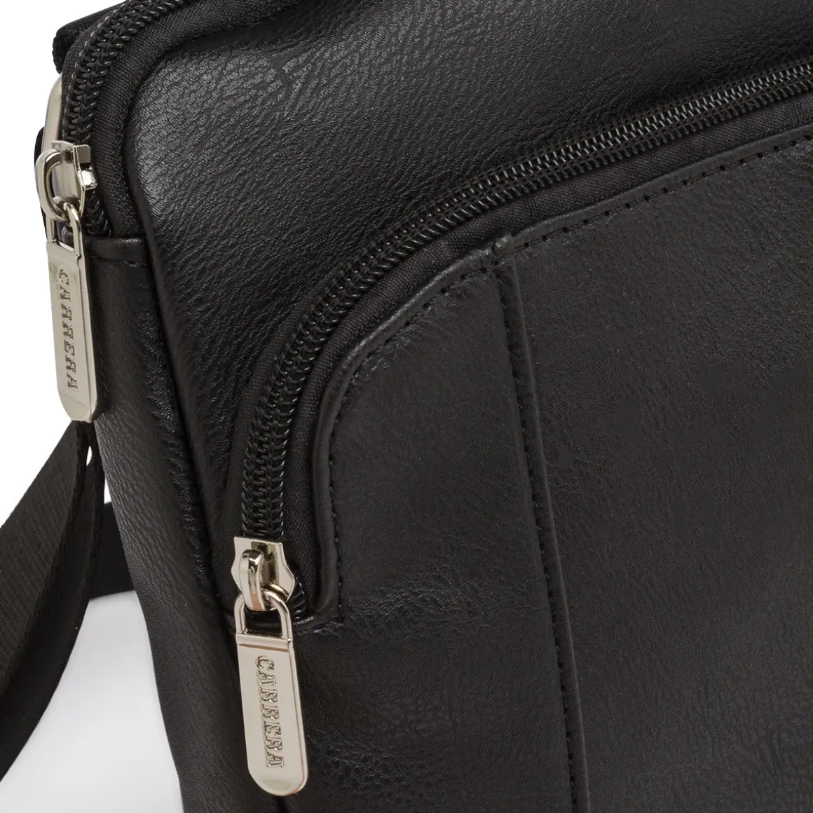 Borsello a tracolla nero da Uomo con tasche frontali Carrera Jeans