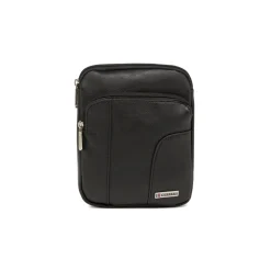 Borsello a tracolla nero da Uomo con tasche frontali Carrera Jeans