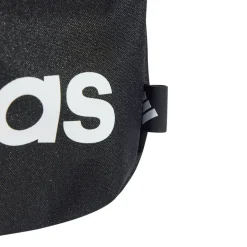 Borsello nero con tasca e logo frontale adidas