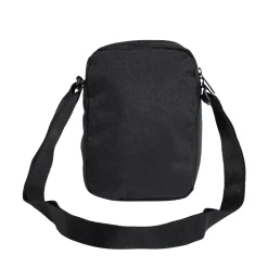 Borsello nero con tasca e logo frontale adidas