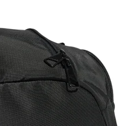 Borsone nero adidas con grande logo bianco per palestra o viaggi