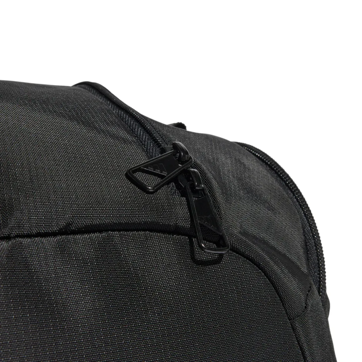 Borsone nero adidas con grande logo bianco per palestra o viaggi
