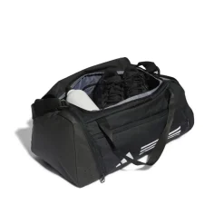 Borsone sportivo nero da palestra adidas TR Duffle S 3-Stripes