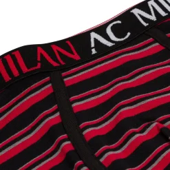 Boxer rossoneri da bambino con logo Milan