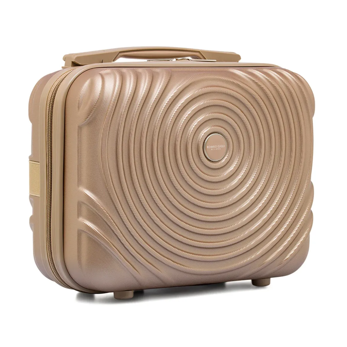 Cabin bag color champagne piccola Romeo Gigli Milano