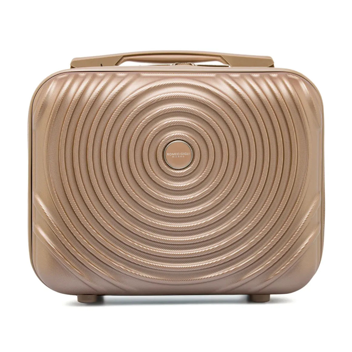 Cabin bag color champagne piccola Romeo Gigli Milano