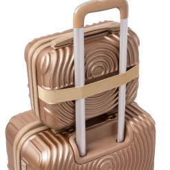 Cabin bag color champagne piccola Romeo Gigli Milano