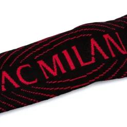 Calzini antiscivolo neri da bambino con logo Milan