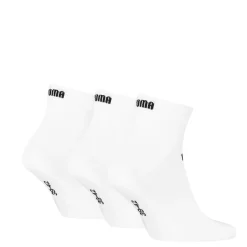Calzini corti bianchi in cotone Unisex Puma