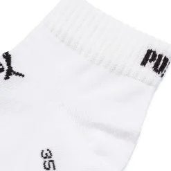 Calzini corti bianchi in cotone Unisex Puma