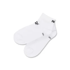 Calzini corti bianchi in cotone Unisex Puma