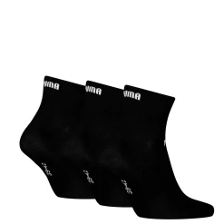 Calzini 3 paia in cotone neri Unisex Puma