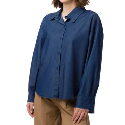 Camicia Blu jeans da Donna in cotone Swish Jeans