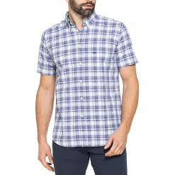 Camicia casual da Uomo a quadri blu e bianchi Carrera Jeans