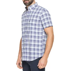Camicia casual da Uomo a quadri blu e bianchi Carrera Jeans