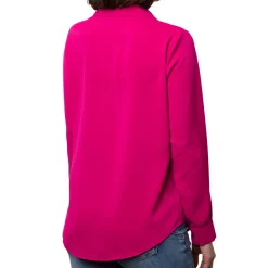 Camicia da donna fucsia in tessuto velato Swish Jeans
