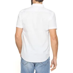 Camicia maniche corte bianca da Uomo con taschino Carrera Jeans
