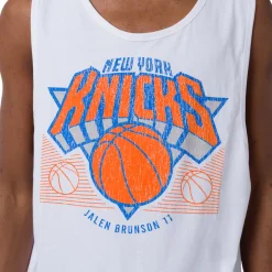 Canotta bianca da Uomo in Cotone squadra New York Knicks NBA
