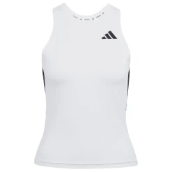 Canotta da allenamento donna bianca adidas Train Essentials 3-Stripes